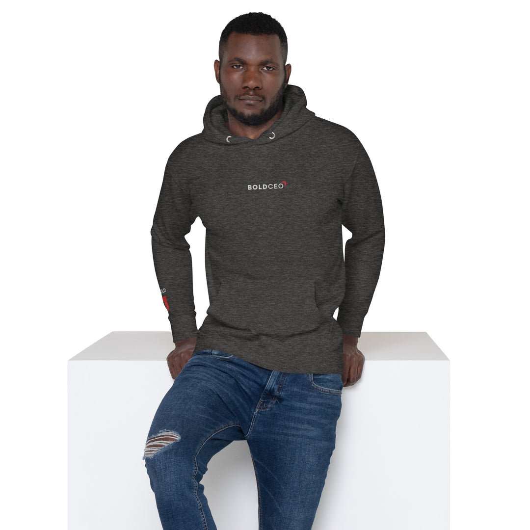 BOLD CEO Hoodie w/ motivational sleeve