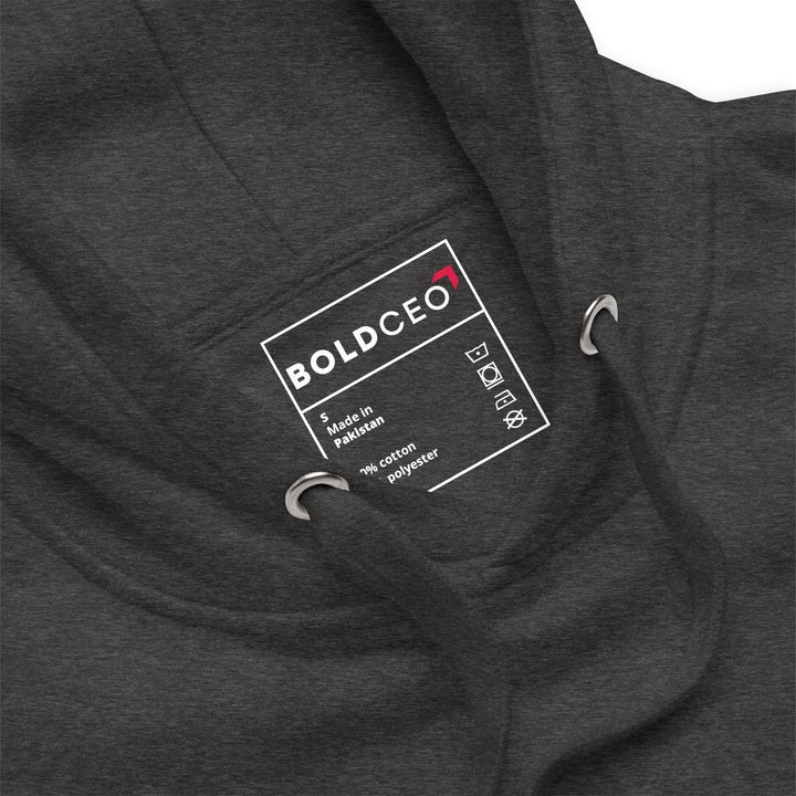 BOLD CEO Hoodie w/ motivational sleeve